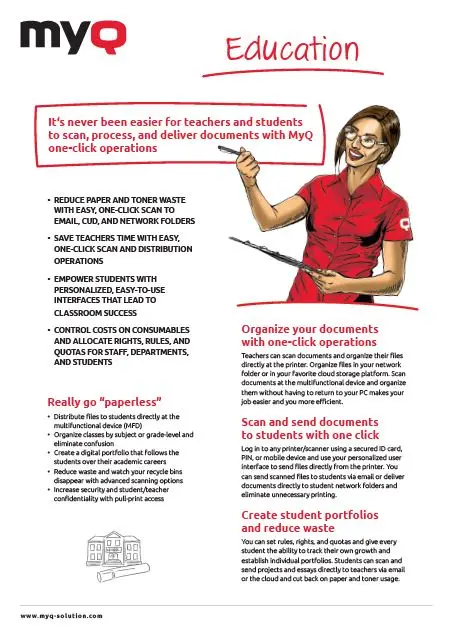 MyQ, Education, software, apps, Imperial Copy Products