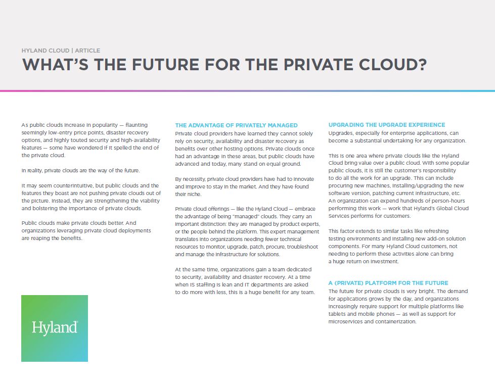 Private Cloud, Public Cloud, Hyland, Kyocera, Software, Document Management, Imperial Copy Products